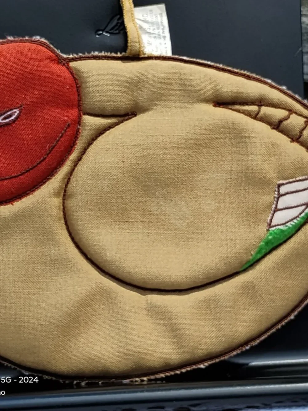 vintage duck shaped hot pad pot holder  1980 novelty W-C Imports cottagecore